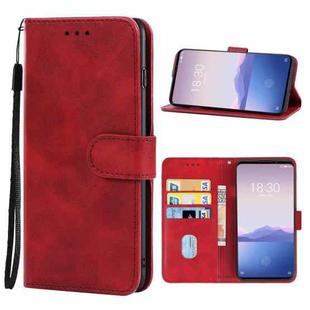 Leather Phone Case For Meizu 16Xs(Red)