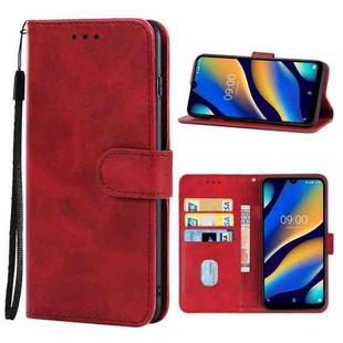 Leather Phone Case For Wiko View3 Lite(Red)
