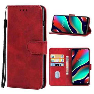 Leather Phone Case For Wiko View3 Pro(Red)