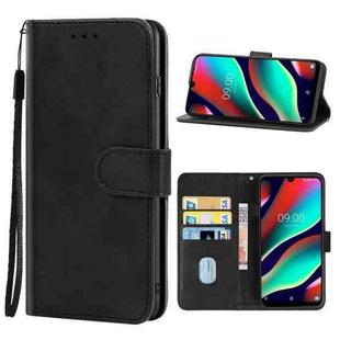Leather Phone Case For Wiko View3 Pro(Black)