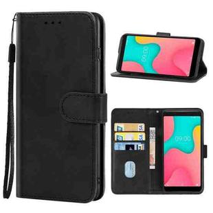 Leather Phone Case For Wiko Y60(Black)