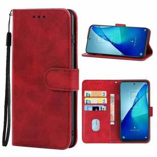 Leather Phone Case For TCL 20L+(Red)