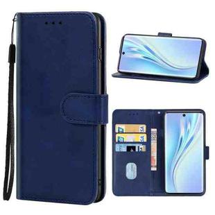 Leather Phone Case For Honor V40 Lite(Blue)