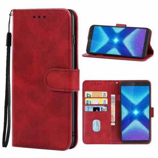 Leather Phone Case For Blackview BV5500 Pro(Red)