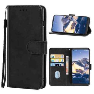 Leather Phone Case For Nokia 8 V 5G UW(Black)