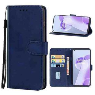 Leather Phone Case For OnePlus 9RT 5G(Blue)