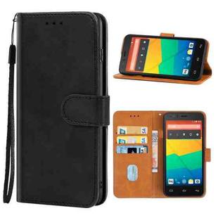 Leather Phone Case For BQ Aquaris E5(Black)