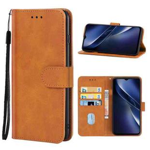 For vivo iQOO U3 Leather Phone Case(Brown)