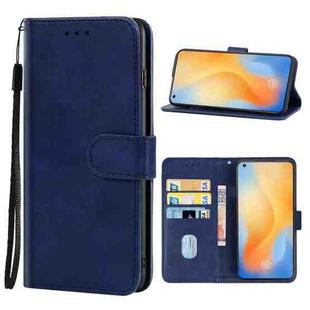 For vivo X50 5G Leather Phone Case(Blue)