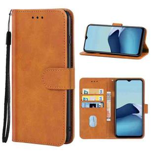 For vivo Y20s G / Y20s Leather Phone Case(Brown)