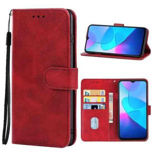 For vivo Y3 / Y3S / Y17 / Y12 / Y15 India / U3X / U10 Leather Phone Case(Red)