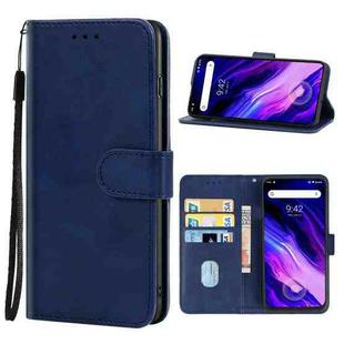 Leather Phone Case For UMIDIGI S5 Pro(Blue)