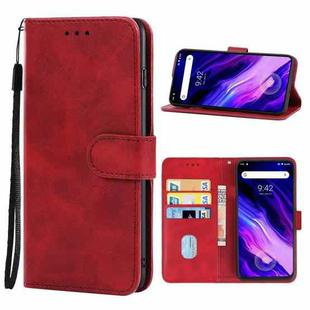 Leather Phone Case For UMIDIGI S5 Pro(Red)