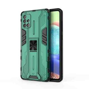 For Samsung Galaxy A71 Supersonic PC + TPU Shock-proof Phone Case with Holder(Green)