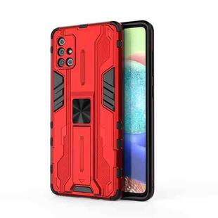 For Samsung Galaxy A71 Supersonic PC + TPU Shock-proof Phone Case with Holder(Red)