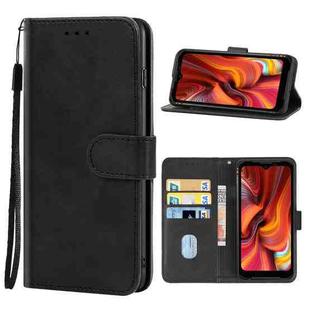 Leather Phone Case For DOOGEE S96 Pro(Black)
