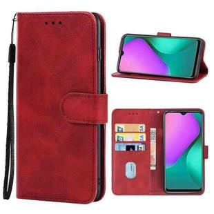 Leather Phone Case For Infinix Smart 5 (India)(Red)