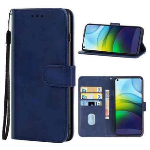Leather Phone Case For Lenovo K12 Pro(Blue)