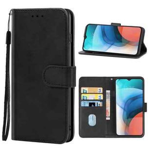 Leather Phone Case For Lenovo K13 / Motorola Moto E7 Power 4G & E7i Power(Black)