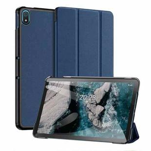 For Nokia T20 DUX DUCIS Domo Series Horizontal Flip Magnetic PU Case(Blue)