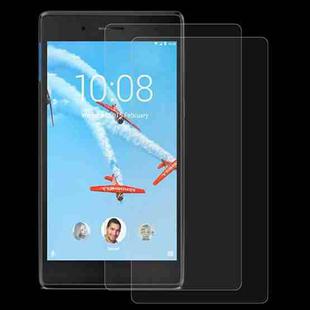 2 PCS 9H 2.5D Explosion-proof Tempered Tablet Glass Film For Lenovo Tab 7 Essential