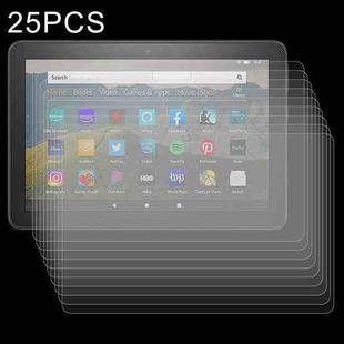 25 PCS 9H 2.5D Explosion-proof Tempered Tablet Glass Film For Amazon Kindle Fire HD 8 2020 / 2022