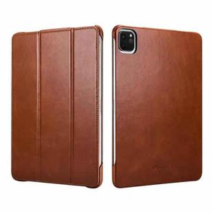 ICARER Smart Ultra-thin Tablet Protective Leather Case For iPad mini 5(Brown)
