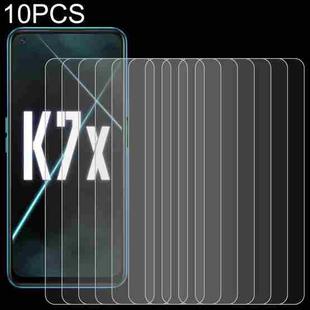 10 PCS 0.26mm 9H 2.5D Tempered Glass Film For OPPO K7x