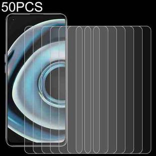 50 PCS 0.26mm 9H 2.5D Tempered Glass Film For OPPO Realme Q3t / Realme Q3s / Realme 9 Pro / Realme V25  / Realme 9 5G Speed