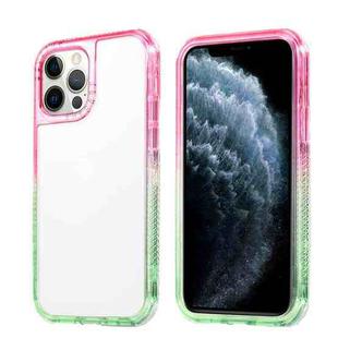 Gradient PC Phone Case For iPhone 13 Pro(Pink Green)