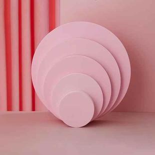 5 in 1 Round Geometric Cube Photography Background Foam Props(Pink)