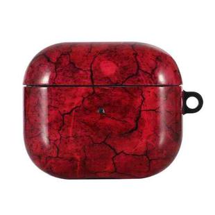 IMD Pattern Earphone Protective Case For AirPods 3(Red Crack)