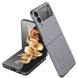 For Samsung Galaxy Z Flip3 5G Oil-sprayed Ultra-thin Folding Phone Case(Grey)