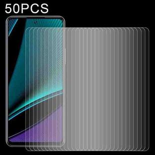 50 PCS 0.26mm 9H 2.5D Tempered Glass Film For Infinix Note 11s / Note 11 Pro