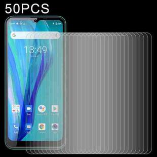 50 PCS 0.26mm 9H 2.5D Tempered Glass Film For Oukitel C23 Pro
