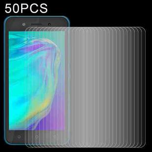 50 PCS 0.26mm 9H 2.5D Tempered Glass Film For Tecno Pop 5c