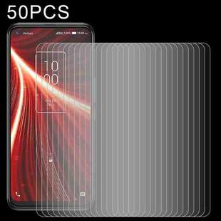 50 PCS 0.26mm 9H 2.5D Tempered Glass Film For TCL 10 5G UW