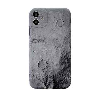 For iPhone 13 Colored Drawing Pattern Fine Hole IMD Shockproof TPU Phone Case(Moon)