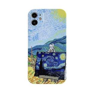 For iPhone 13 Pro Colored Drawing Pattern Fine Hole IMD Shockproof TPU Phone Case (Rural)