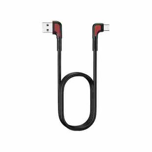 REMAX RC-181a 5A Type-C / USB-C Elbow Head Design Fast Charging Data Cable, Length: 1m(Black)