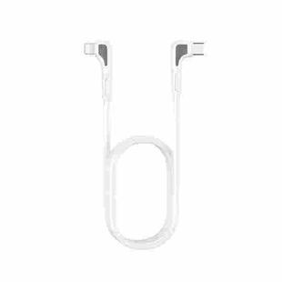 REMAX RC-181i PD 20W Type-C / USB-C to 8 Pin Elbow Head Design Fast Charging Data Cable, Length: 1m(White)