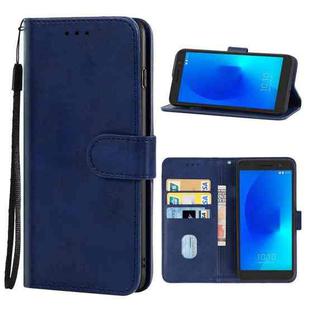 Leather Phone Case For Alcatel 1/1 2019&2021 / Vodafone Smart E9(Blue)
