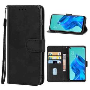Leather Phone Case For OPPO Reno5 A(Black)