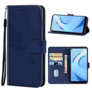 Leather Phone Case For Oukitel C21 Pro(Blue)