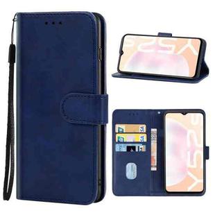 Leather Phone Case For vivo Y52s 5G CN Version/iQOO U3/U3x/Y31S 5G(Blue)