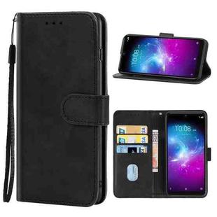 Leather Phone Case For ZTE Blade A51 Lite / A5 2020(Black)