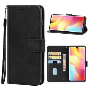 Leather Phone Case For Xiaomi Mi Note 10 Lite(Black)