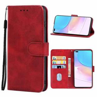 Leather Phone Case For Honor 50 Lite / Huawei nova 8i(Red)