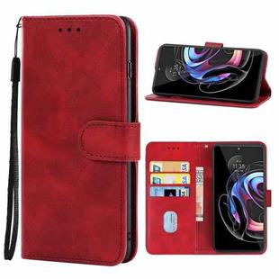 Leather Phone Case For Motorola Moto Edge 30 Ultra(Red)