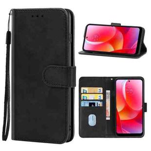 Leather Phone Case For Motorola Moto G Power 2022(Black)